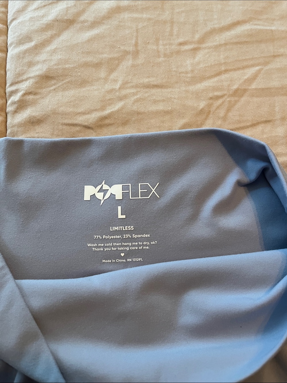 POPFLEX Light Gray Skater Circle Skirt with Flared Hem - Picture 2 of 4